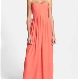 Parker Bayou Strapless Silk Dress - Nordstrom